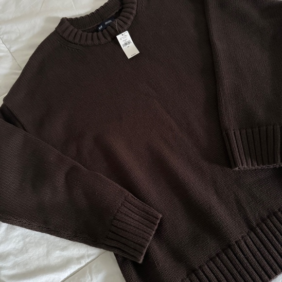 GAP COTTON BROWN SWEATER - Picture 5 of 5